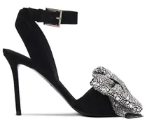 Ruby Sandalen mit Strass 95mm - Schwarz