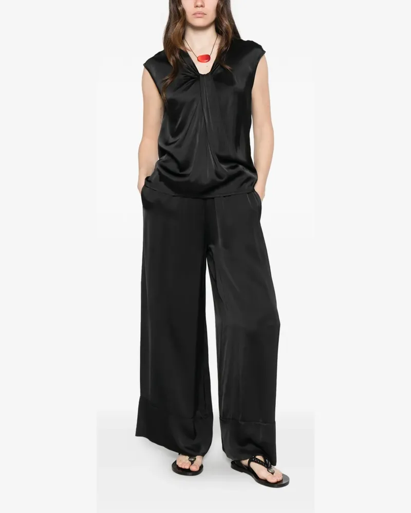 Dixie sleeveless blouse - Schwarz Schwarz