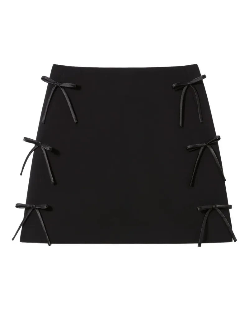Claudie Pierlot Rock mit Schleifendetail - Schwarz Schwarz