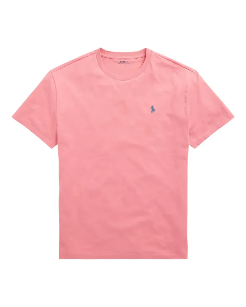 Ralph Lauren T-Shirt mit Logo-Stickerei - Rosa Rosa