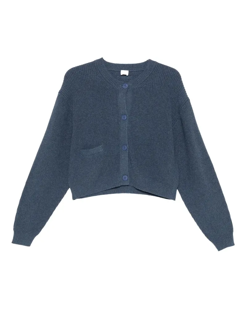C.T.plage button pocket knitwear - Blau Blau
