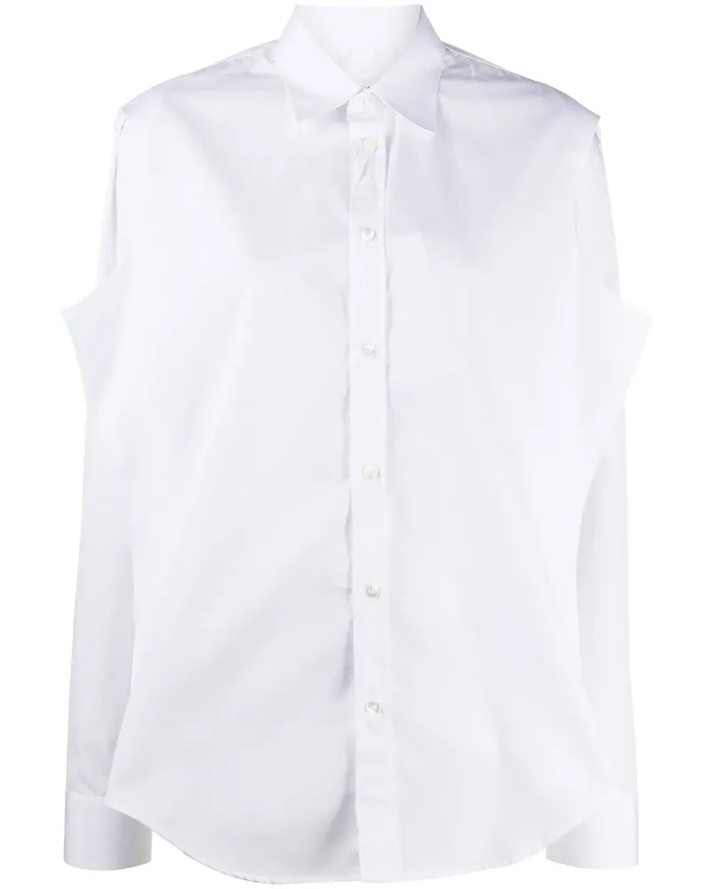 Maison Margiela Klassisches Hemd - Weiß Weiß