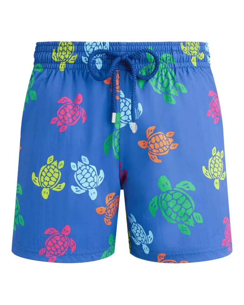 Vilebrequin Badeshorts mit Schildkröten-Print - Blau Blau