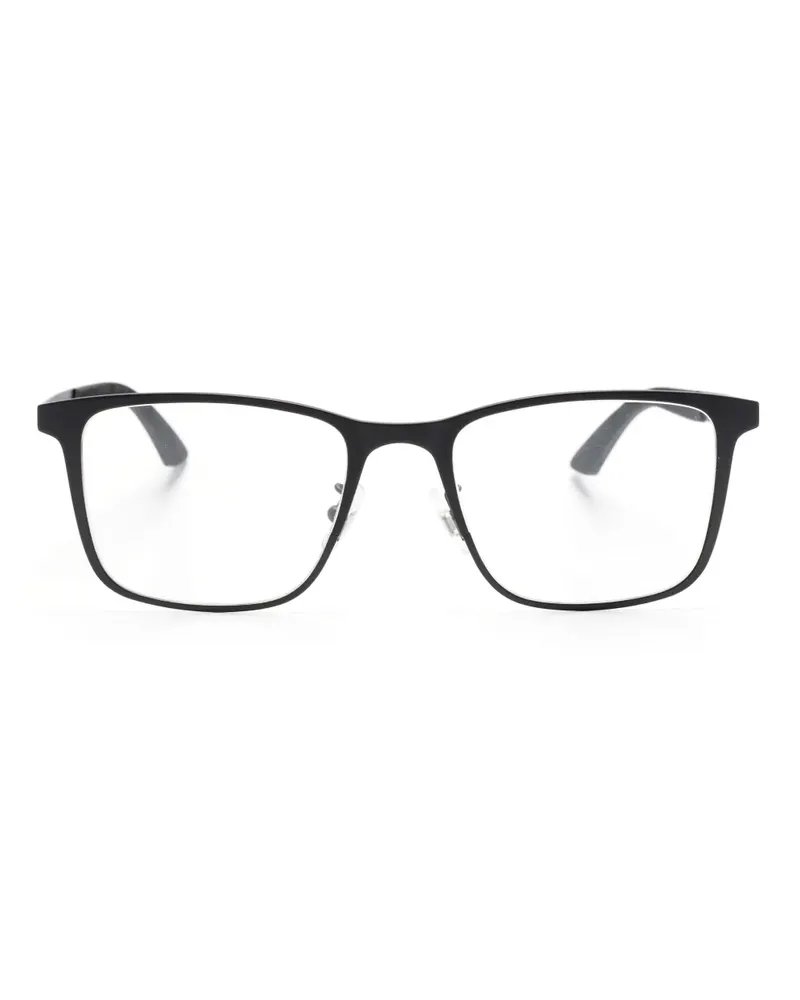 Montblanc Brille mit eckigem Gestell - Schwarz Schwarz