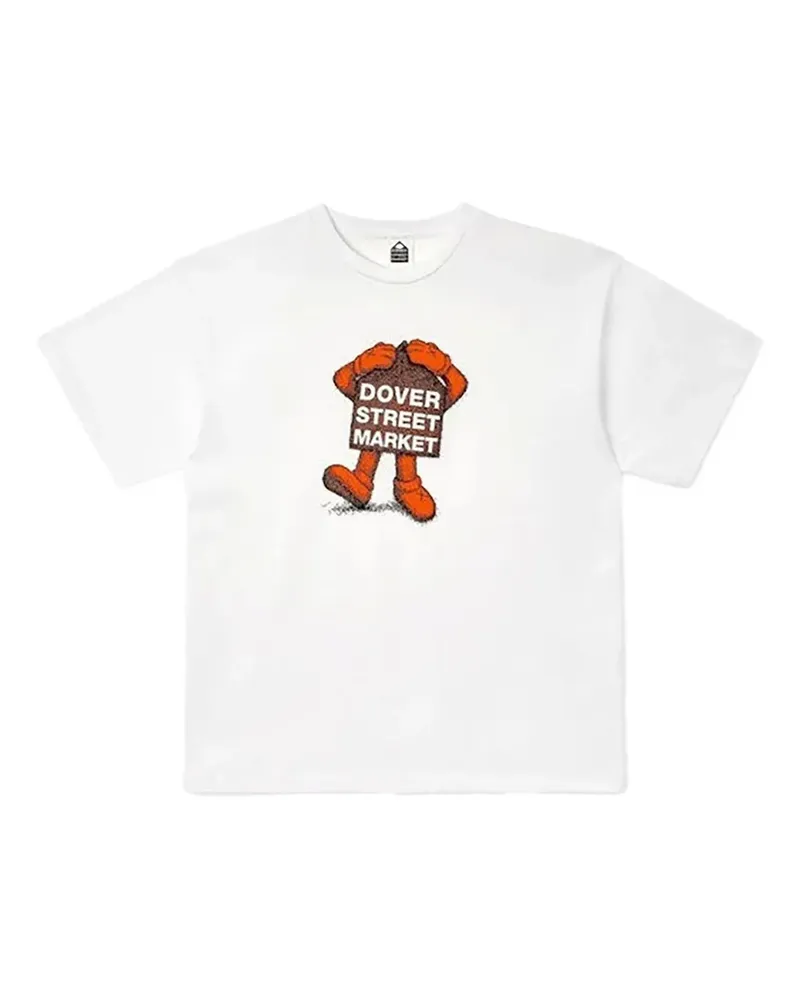 KAWS x Dover Street Market graphic-print T-shirt - Weiß Weiß