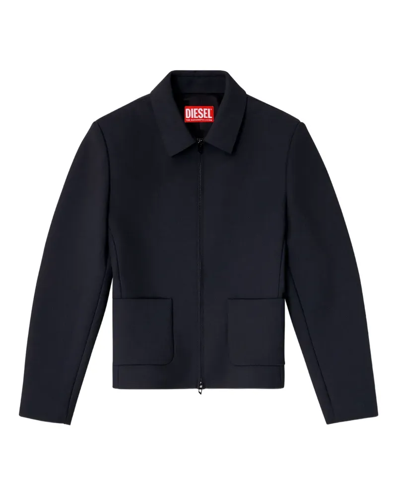 Diesel G-Cesara Jacke mit Vordertasche - Blau Blau