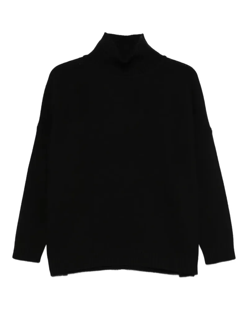 Max Mara high-neck ribbed sweater - Schwarz Schwarz