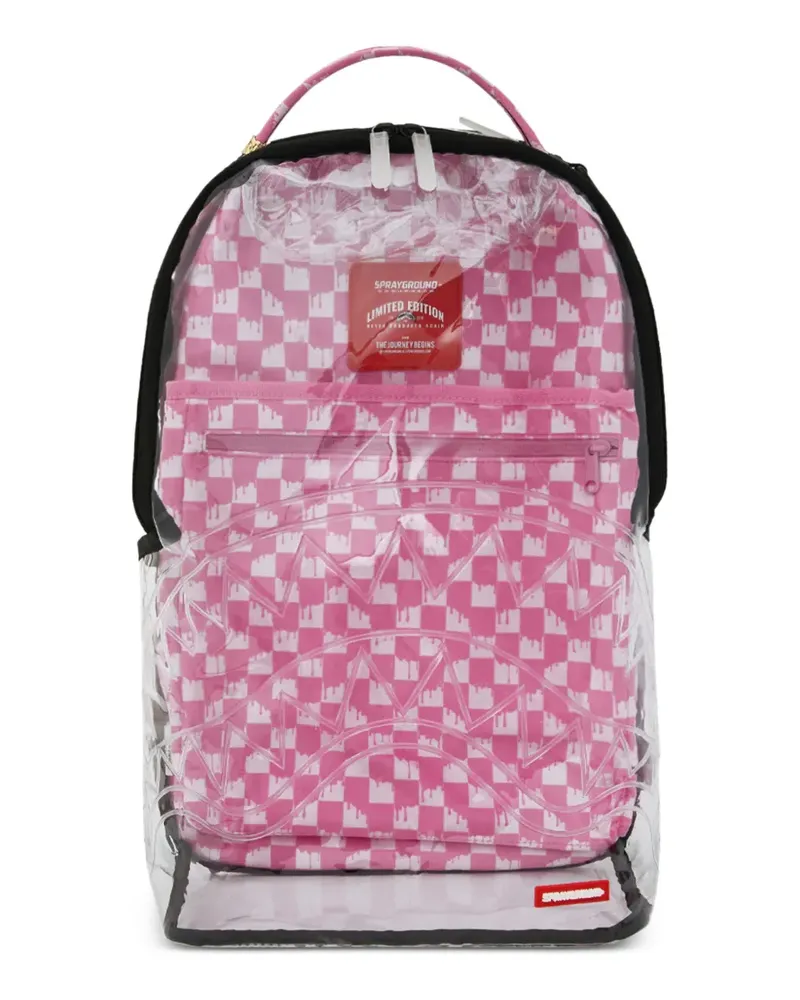 Sprayground Karierter Rucksack - Rosa Rosa