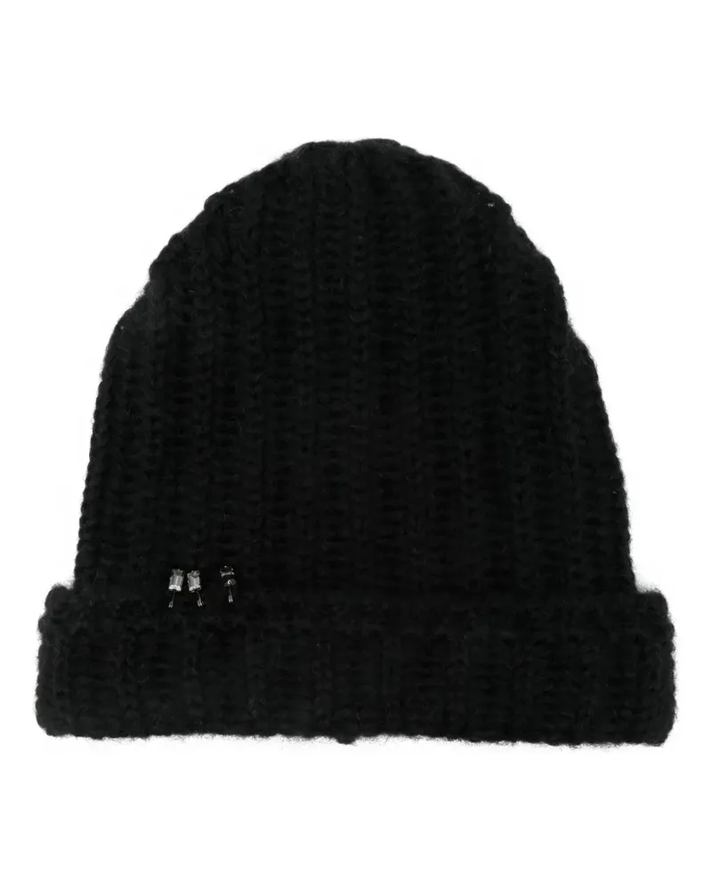 Ermanno Scervino Hut mit Perlen - Schwarz Schwarz