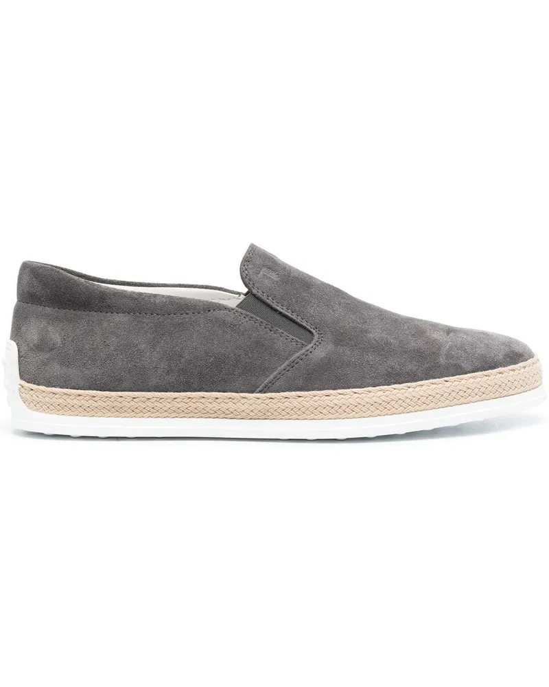 TOD'S Loafer aus Wildleder - Grau Grau