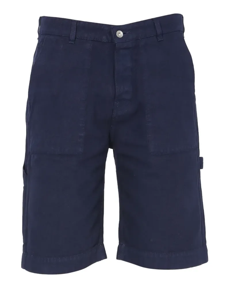 YMC Shorts mit aufgesetzten Taschen - Blau Blau