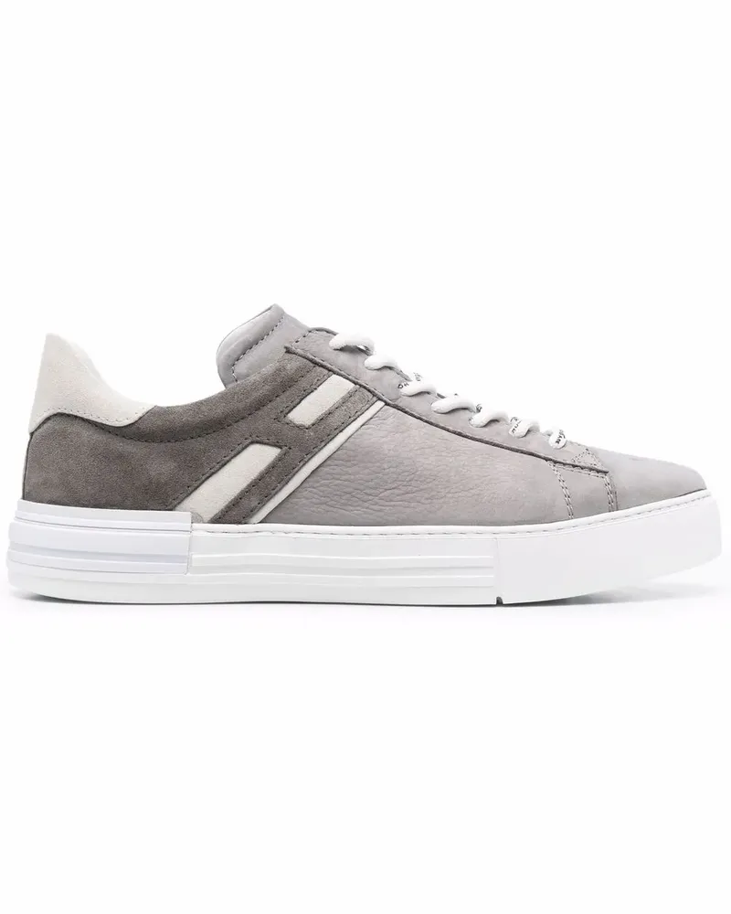 Hogan Sneakers mit Kontrasteinsätzen - Grau Grau