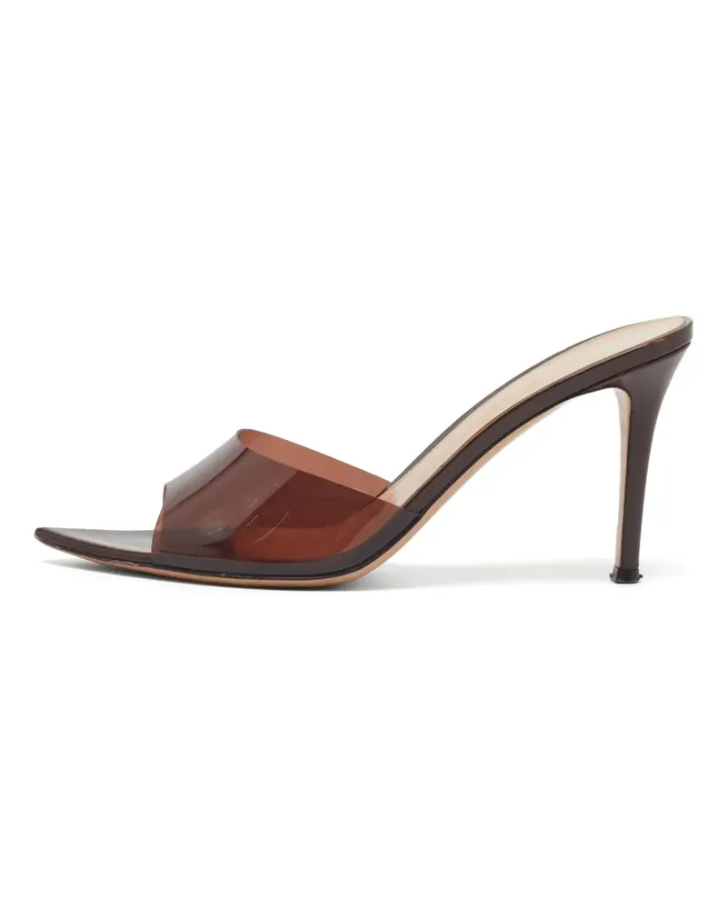 Gianvito Rossi Transparente Elle Sandalen - Braun Braun