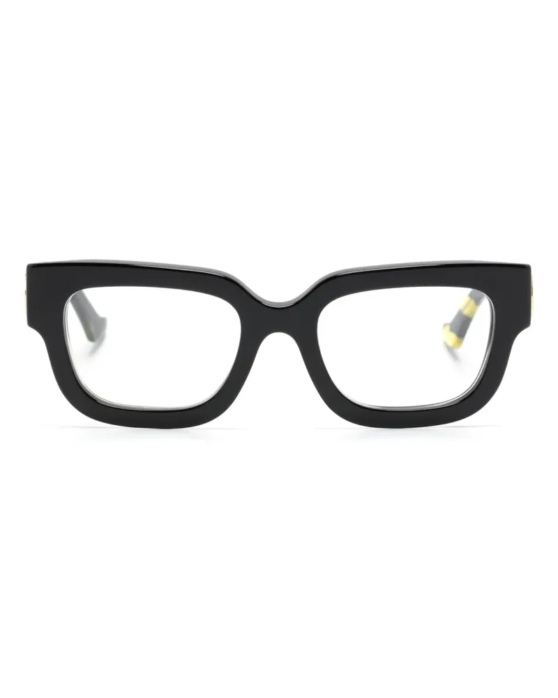 Gucci GG1548O Brille mit eckigem Gestell - Schwarz Schwarz