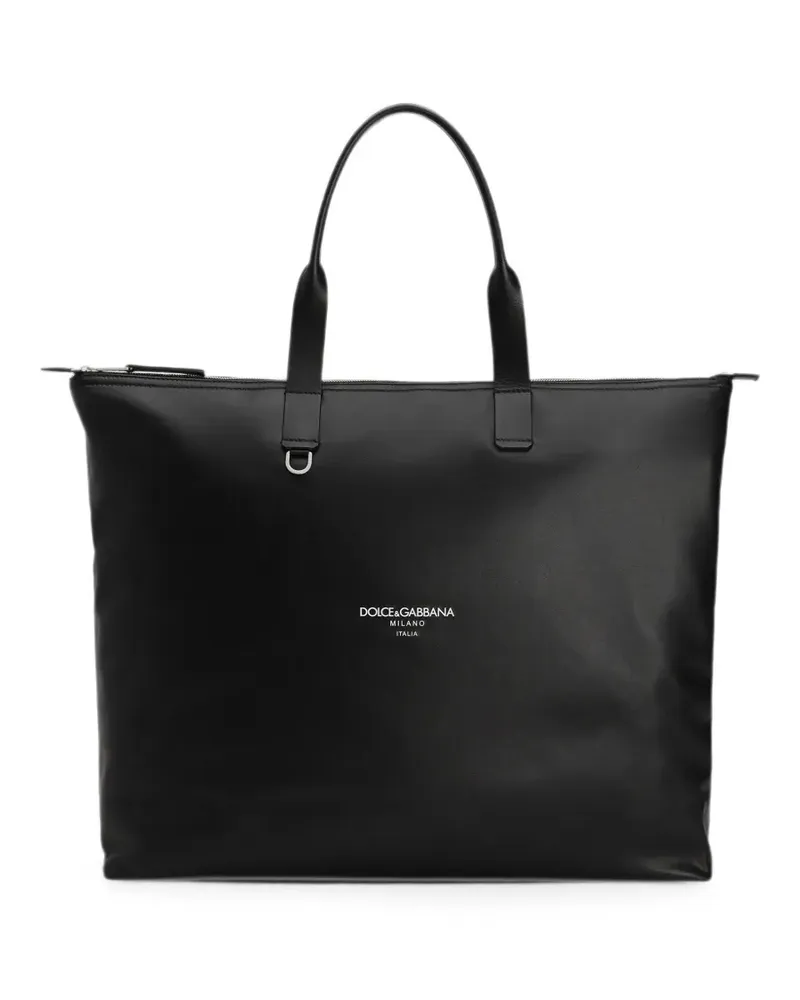 Dolce & Gabbana Großer Shopper - Schwarz Schwarz