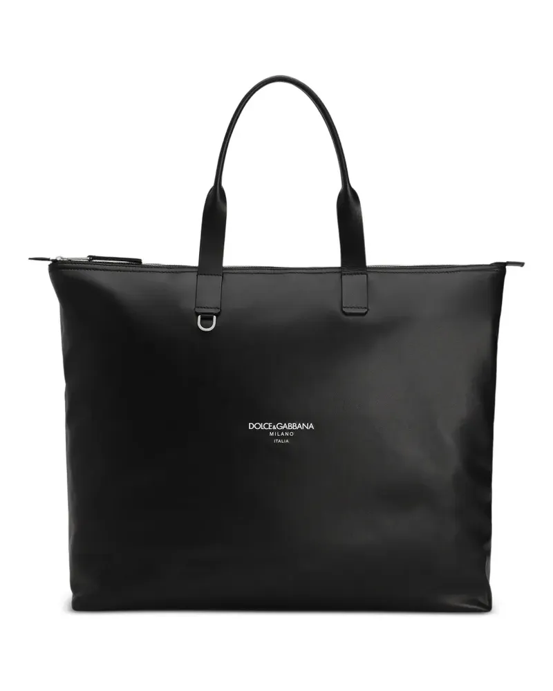 Dolce & Gabbana Großer Shopper - Schwarz Schwarz