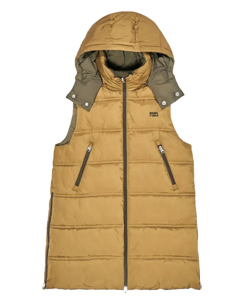 BIMBA Y LOLA Kapuzenoberteil mit Reißverschluss - Grün Grün