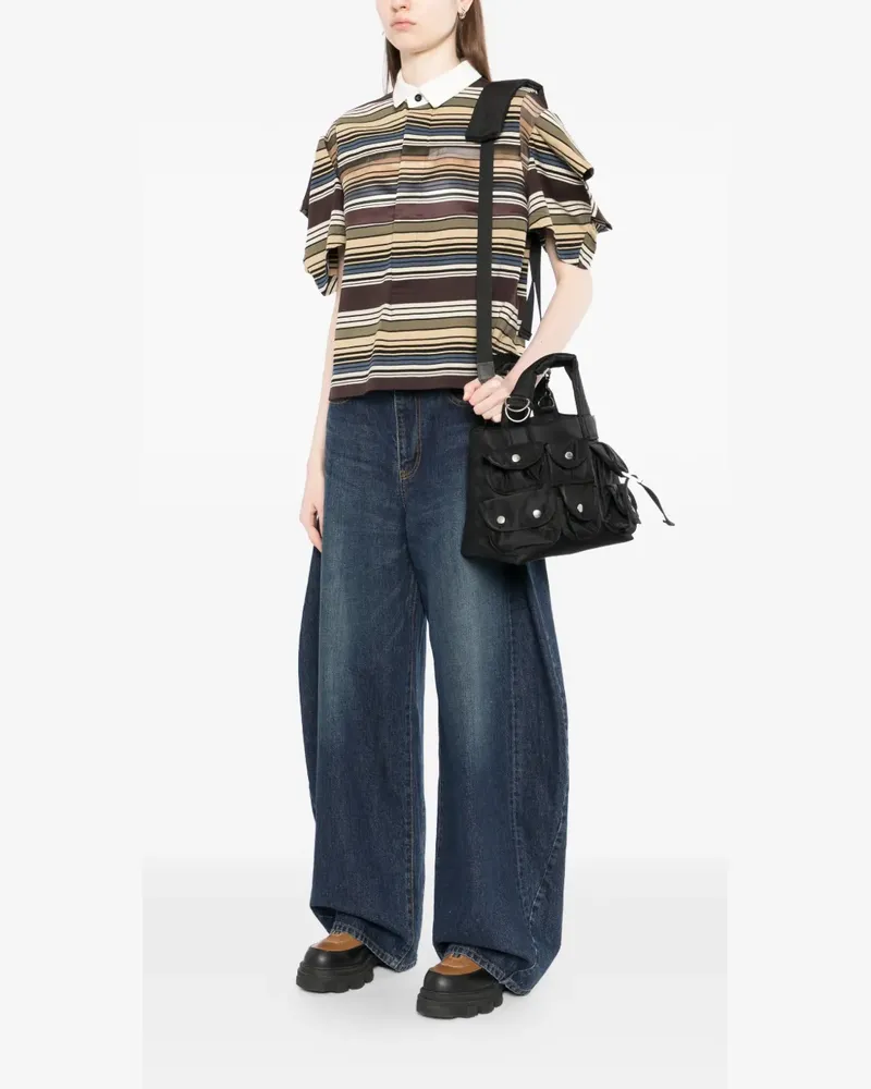 Sacai pocket tote bag - Schwarz Schwarz