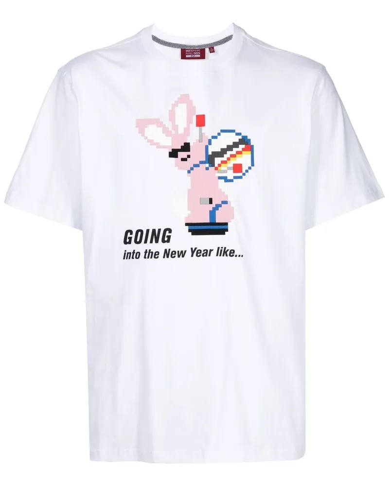 Mostly Heard Rarely Seen T-Shirt mit grafischem Print - Weiß Weiß
