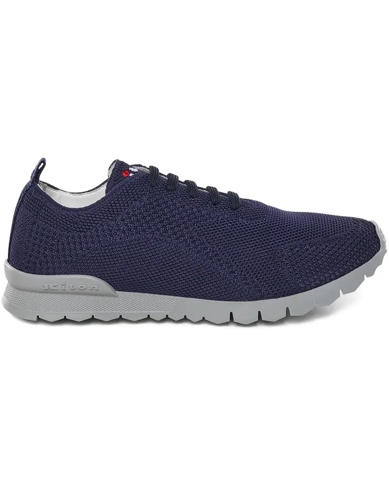 Kiton textured sneakers - Blau Blau
