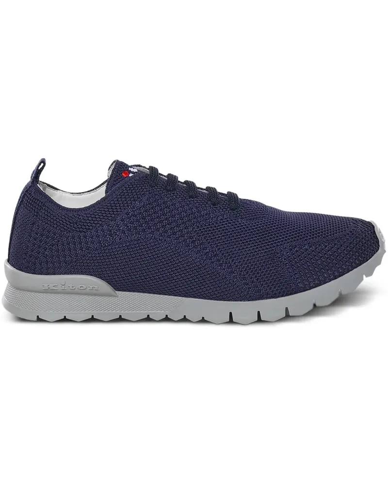 Kiton textured sneakers - Blau Blau