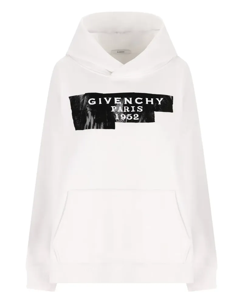 Givenchy logo-print hoodie - Weiß Weiß