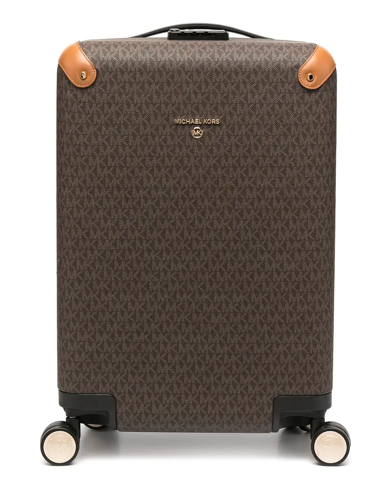 Michael Kors Koffer mit Print - Braun Braun