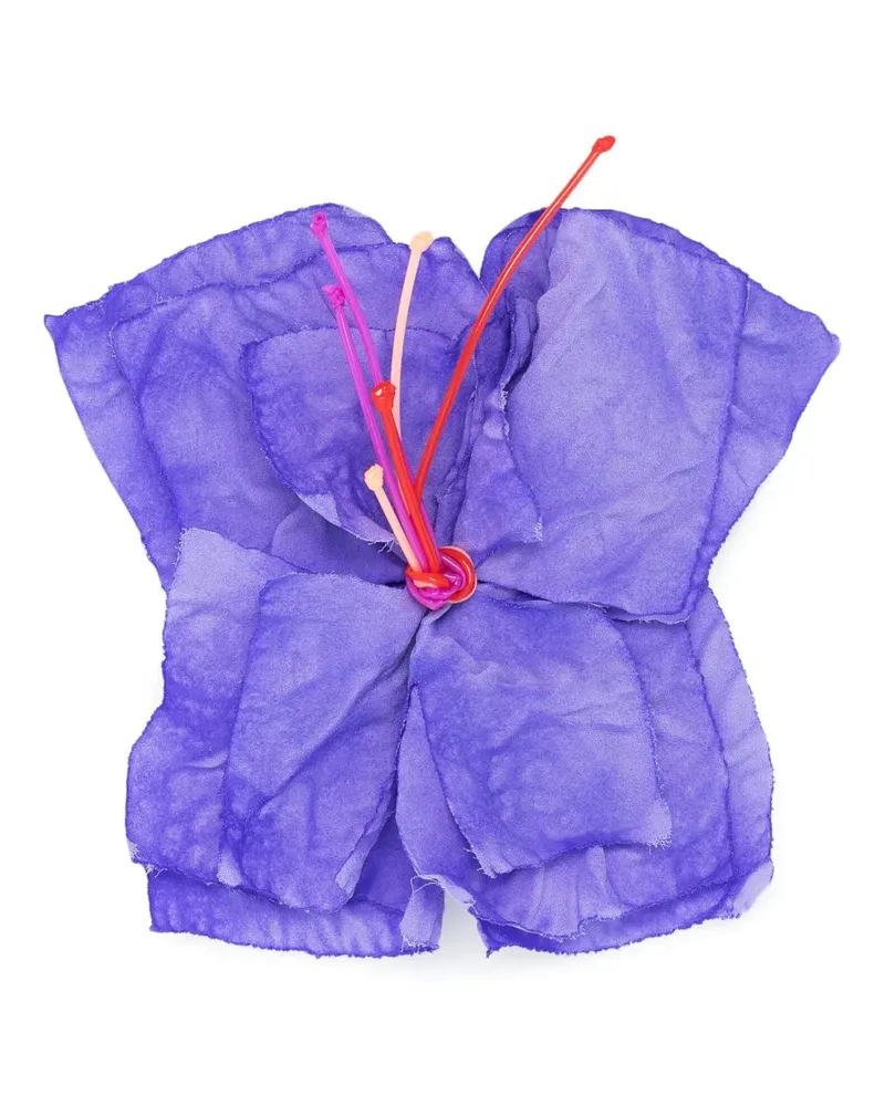 Gianluca Capannolo Grace Anstecknadel mit Logo - Violett Violett