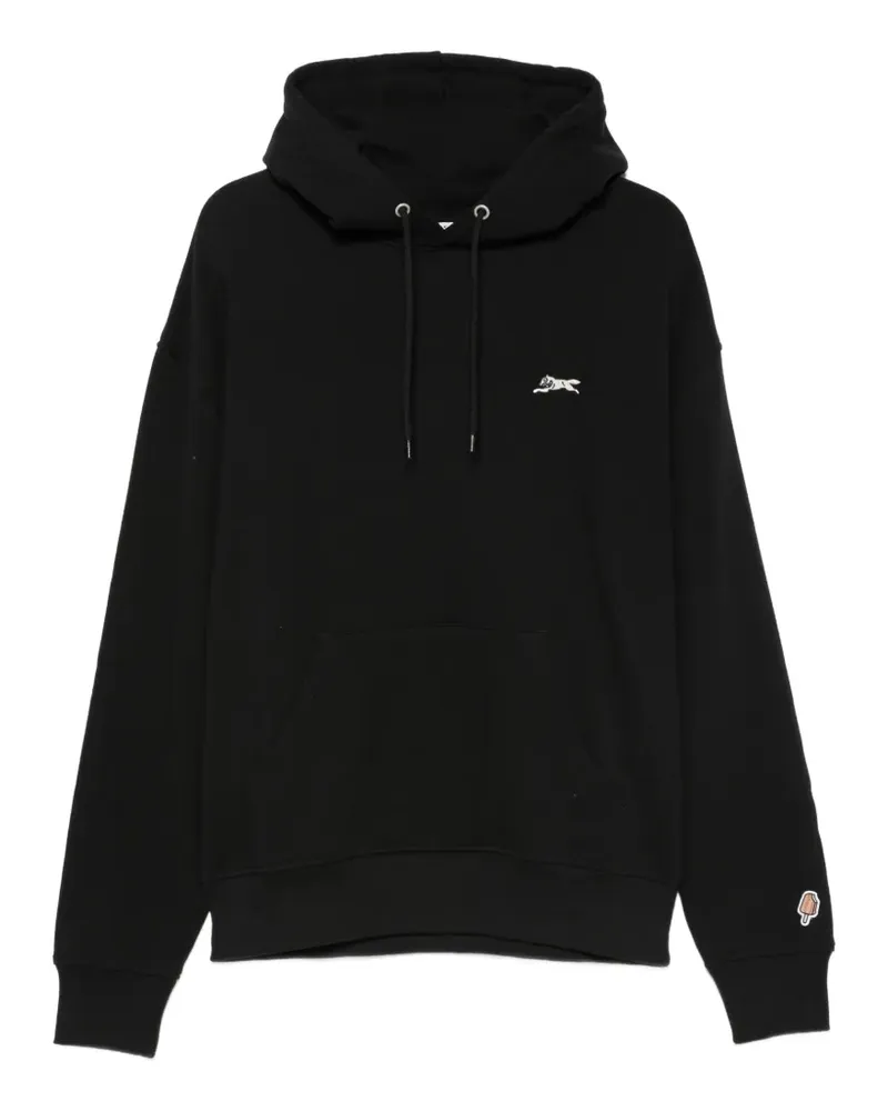 ICECREAM Hoodie mit Tiger-Patch - Schwarz Schwarz