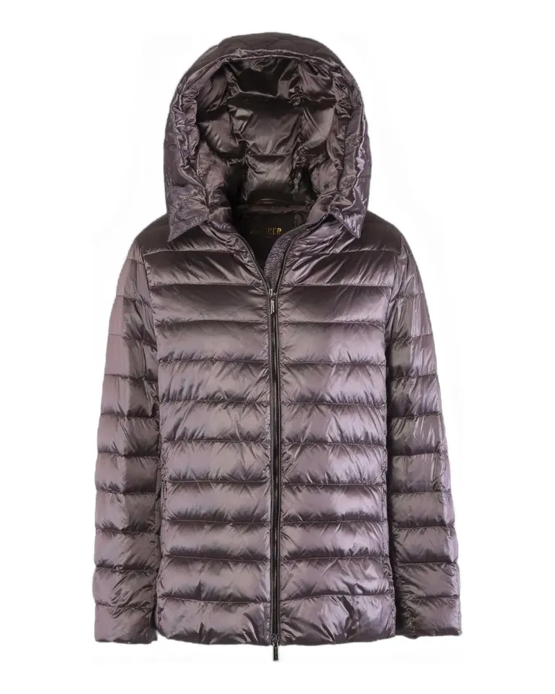MOORER quilted hooded jacket - Rot Rot