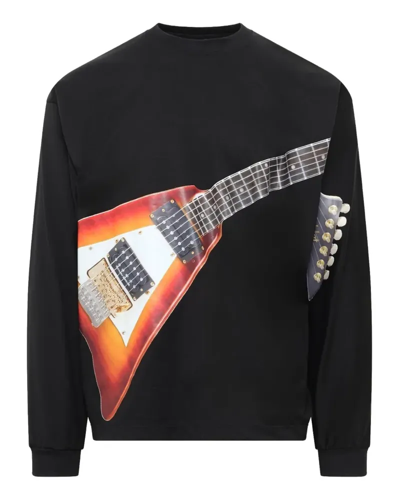 Doublet Sweatshirt mit Gitarren-Print - Schwarz Schwarz