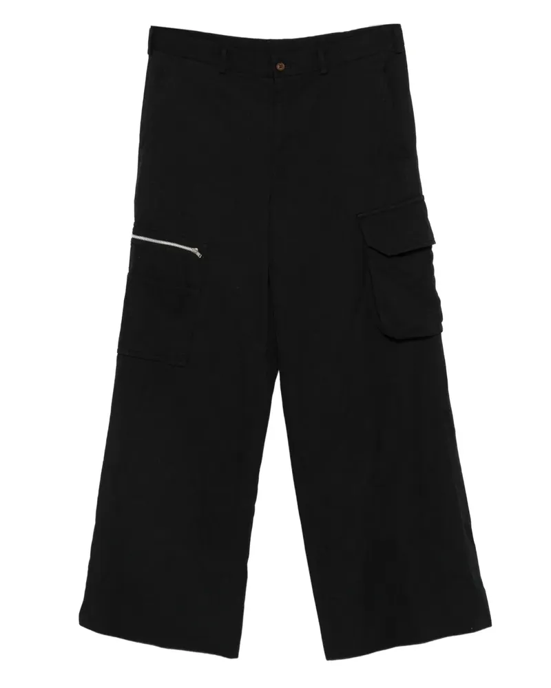 Comme des Garçons zip-pocket cargo pants - Schwarz Schwarz