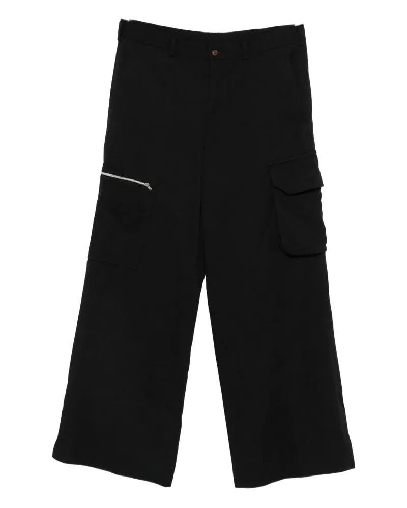 Comme des Garçons zip-pocket cargo pants - Schwarz Schwarz