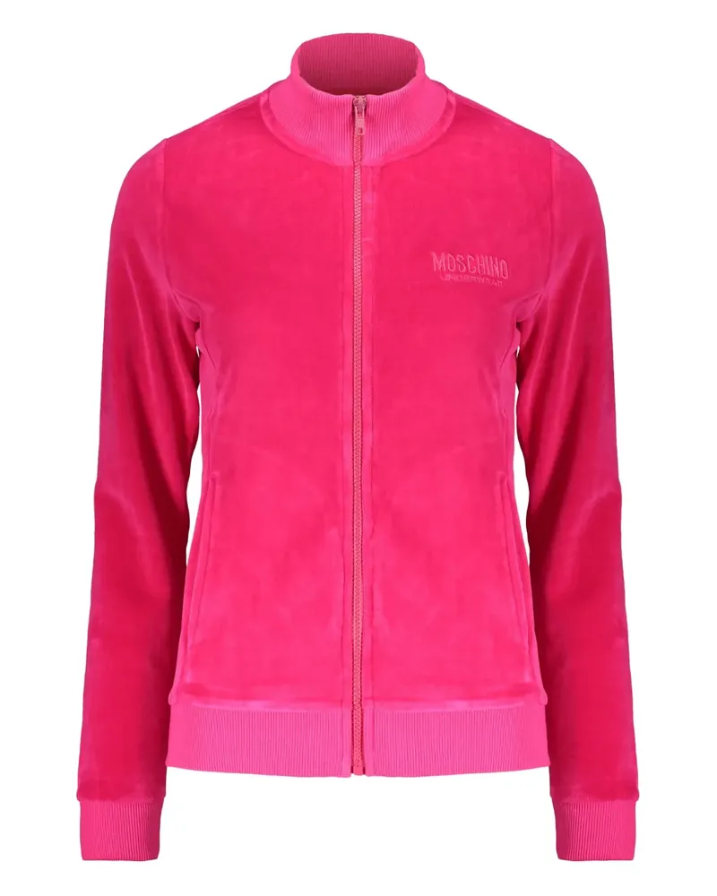 Moschino Sweatshirt mit Logo-Stickerei - Rosa Rosa