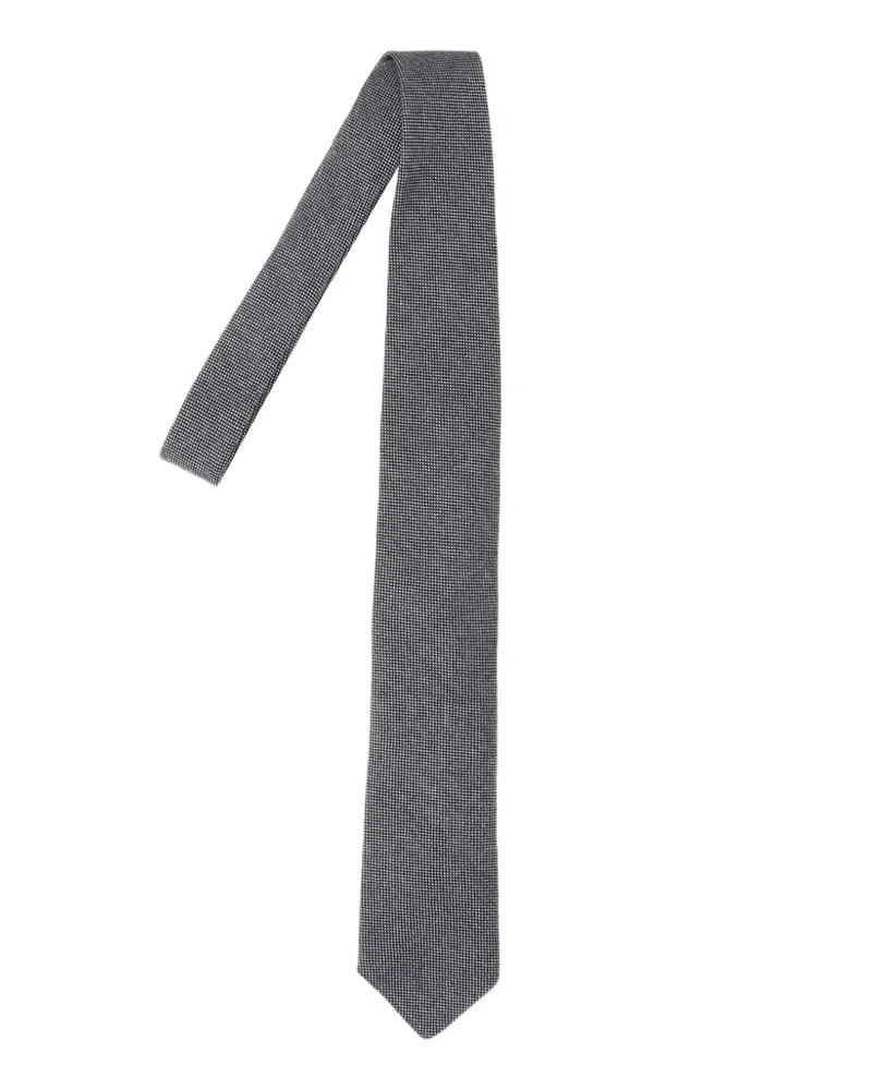 LARDINI Krawatte mit Mikro-Muster - Grau Grau