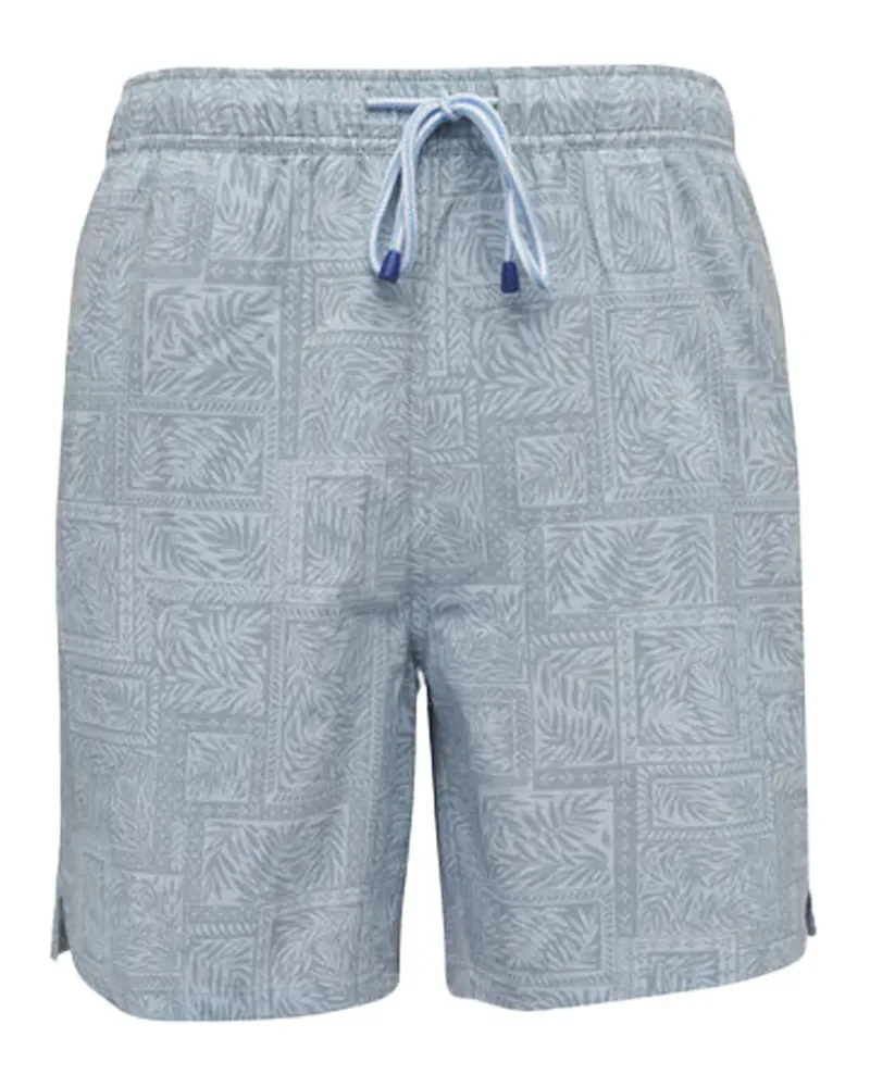 Peter Millar patterned swim shorts - Blau Blau