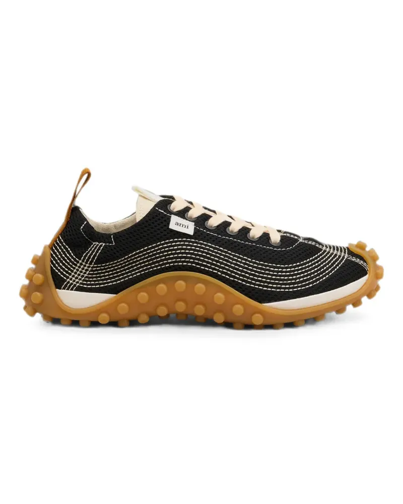 AMI Paris mesh Mirage sneakers - Schwarz Schwarz
