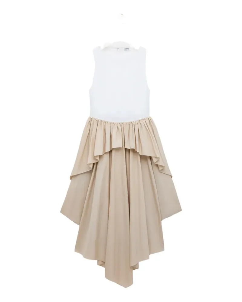 Loewe Asymmetrisches Kleid mit Rüschen - Nude Nude