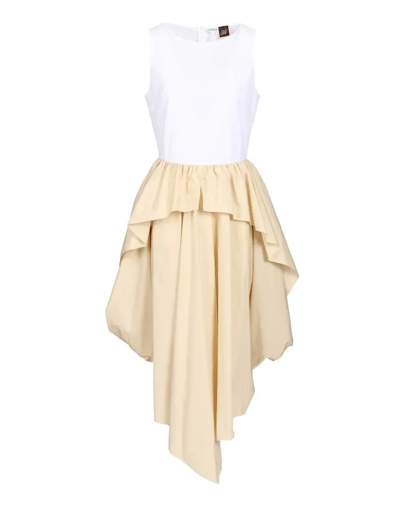 Loewe Asymmetrisches Kleid mit Rüschen - Nude Nude