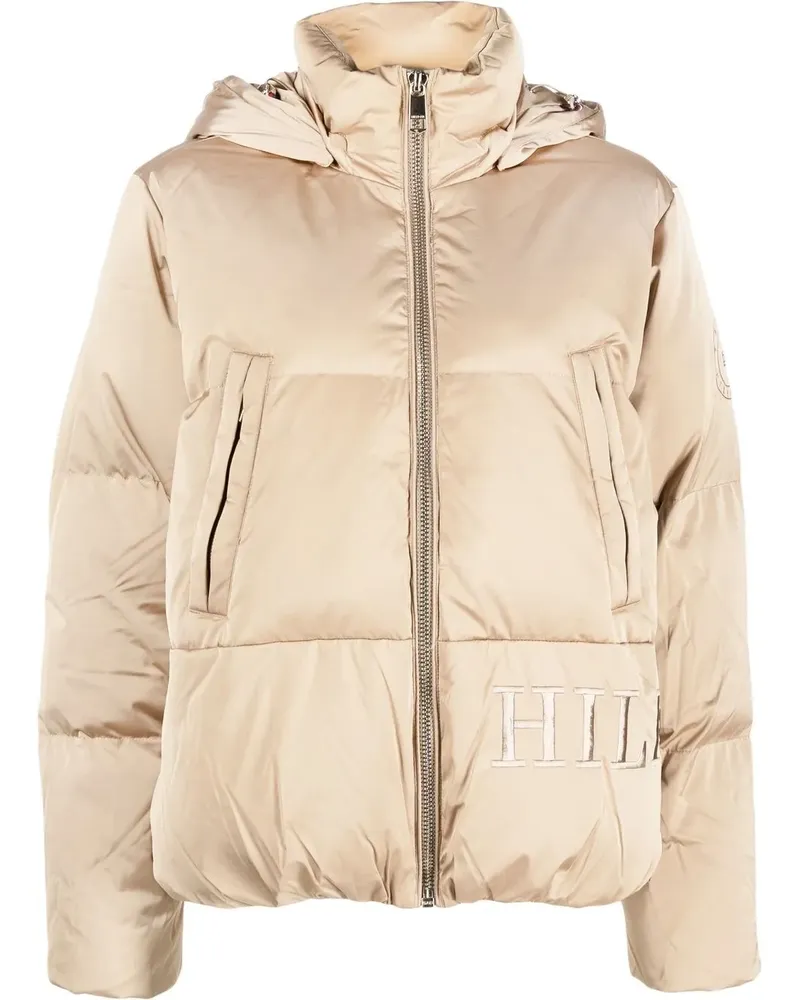 Tommy Hilfiger Jacke mit Logo-Stickerei - Nude Nude