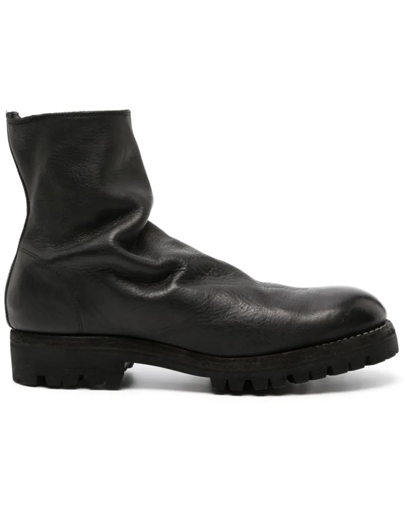 GUIDI Knöchelhohe 796LV Stiefel Schwarz