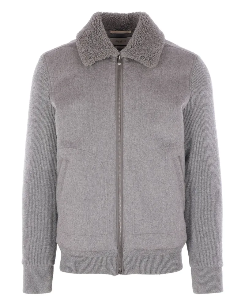AGNONA zip fastening jacket - Grau Grau