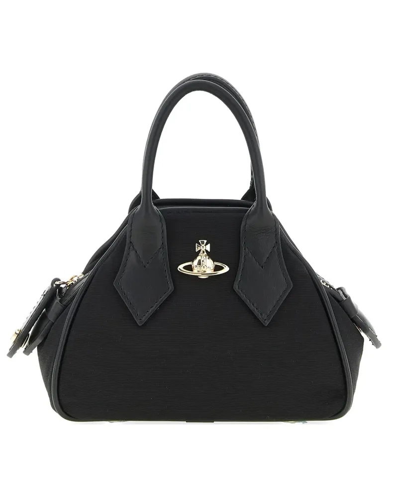 Vivienne Westwood mini Yasmine logo-detail tote bag - Schwarz Schwarz