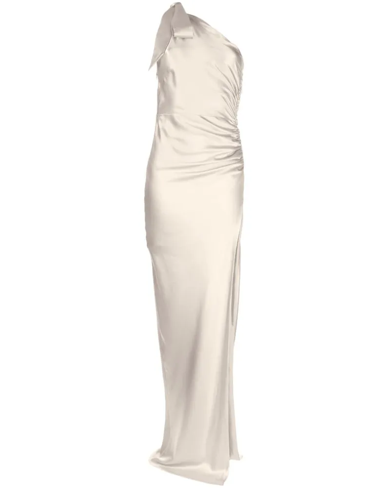 mason by michelle mason Asymmetrisches Abendkleid aus Seide - Nude Nude