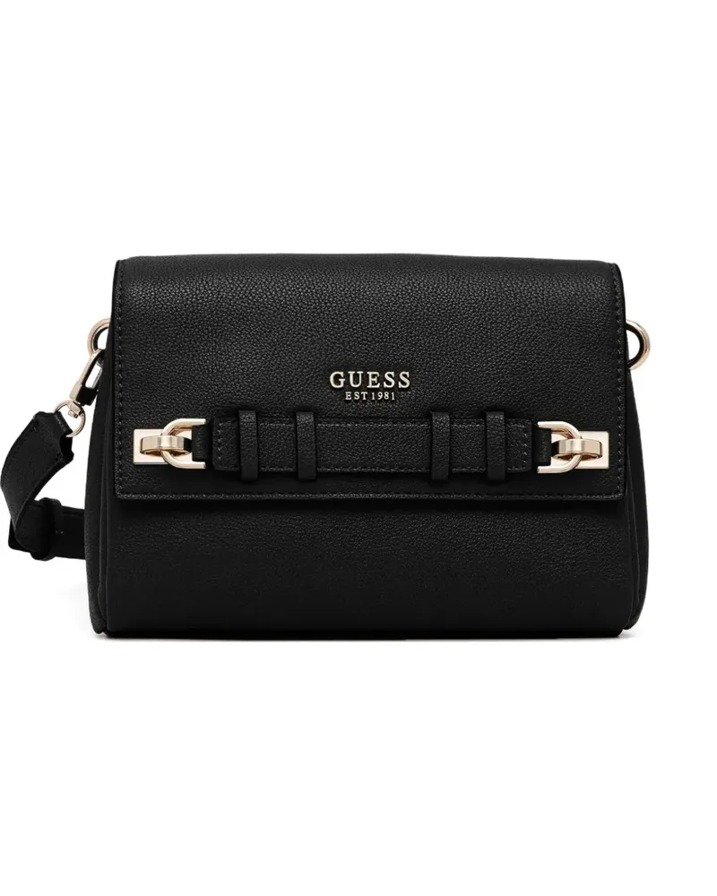 Guess Gregoria Umhängetasche mit Logo - Schwarz Schwarz