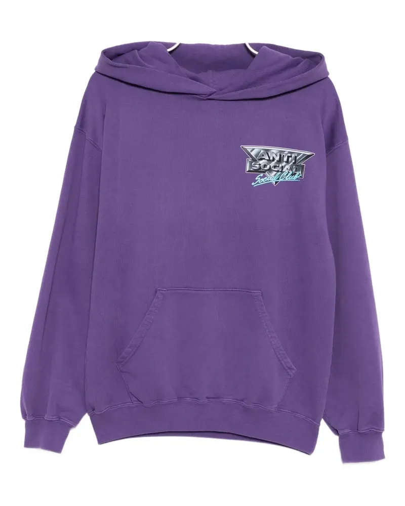 Anti Social Social Club Snow Cat hoodie - Violett Violett