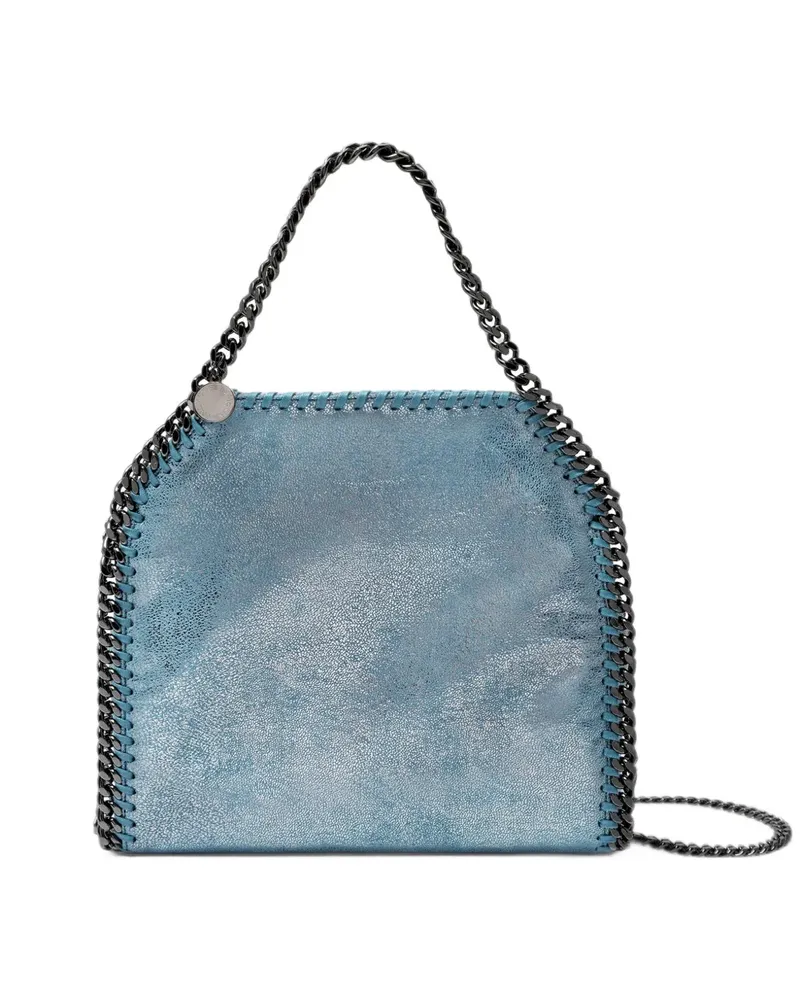 Stella McCartney Falabella iridescent mini tote bag - Blau Blau