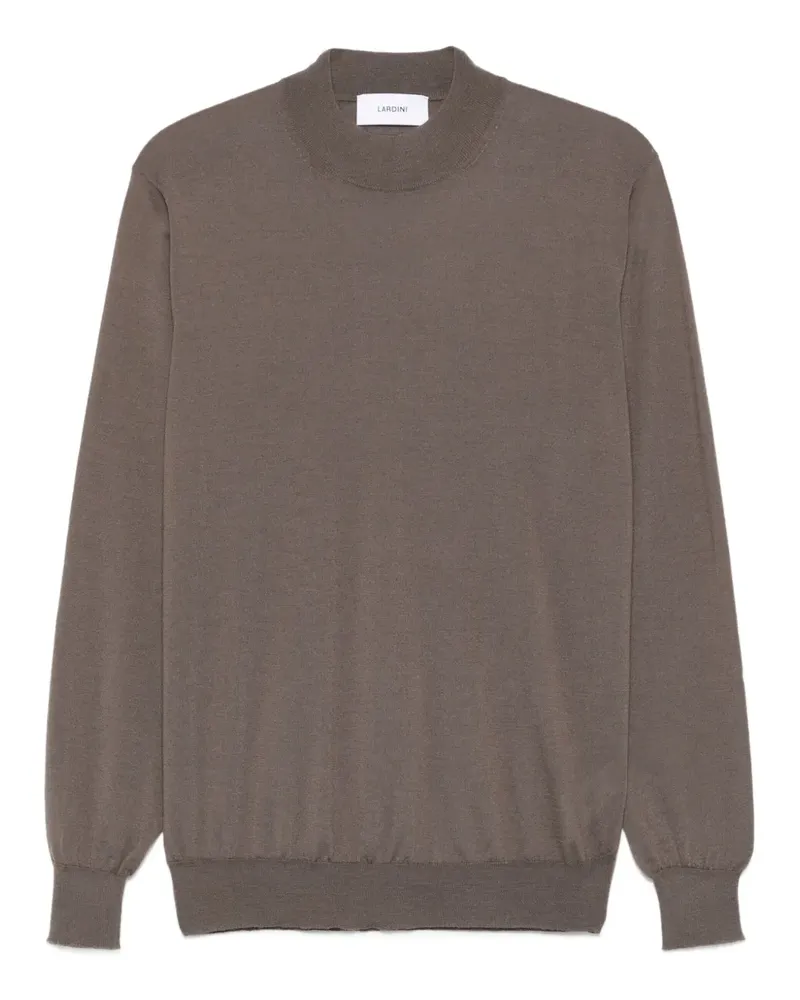LARDINI Pullover mit Stehkragen - Braun Braun