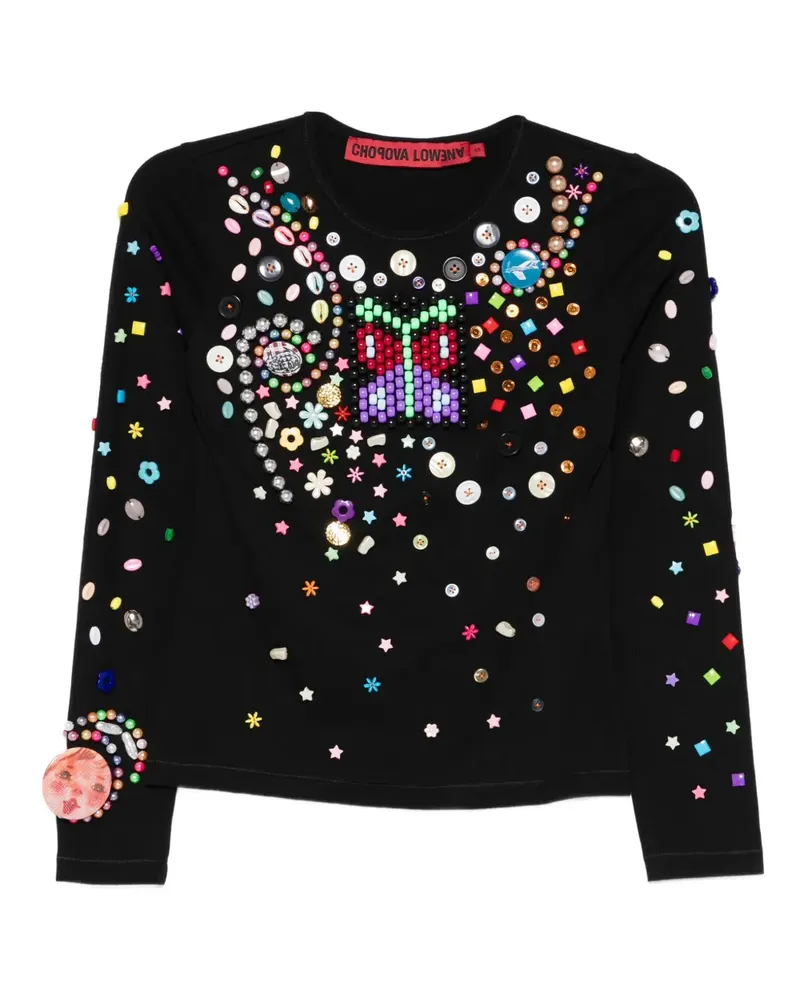 CHOPOVA LOWENA Night Defunt Pullover - Schwarz Schwarz
