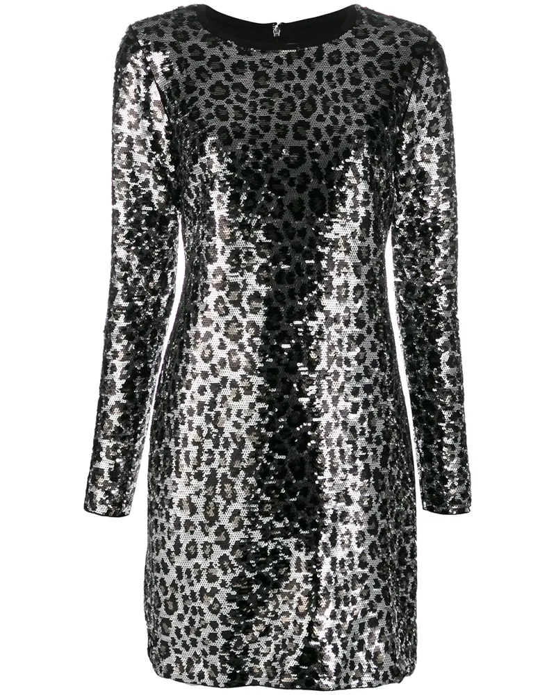 Michael Kors Kleid mit Pailletten - Silber Silber